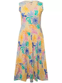 Длинное платье Ulla Popken Midi, цвет popcorn