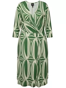 Длинное платье Ulla Popken Midi, цвет moosgrn