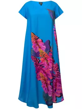 Длинное платье Ulla Popken Strand, цвет azurblau