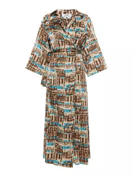 Длинное платье usha FESTIVAL, цвет braun mehrfarbig