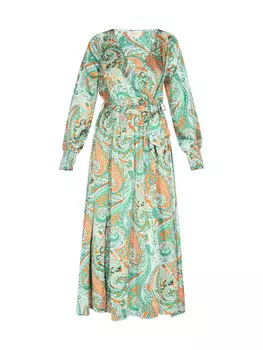 Длинное платье usha FESTIVAL, цвет grn mehrfarbig