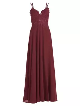 Длинное платье Vera Mont Abend, цвет hot paprika