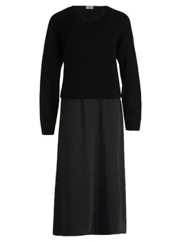 Длинное платье Vera Mont Casual zweiteilig, черный