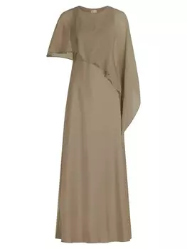 Длинное платье Vera Mont Cocktail Slim Fit, цвет turf