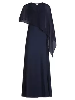 Длинное платье Vera Mont Cocktail Slim Fit, цвет night sky