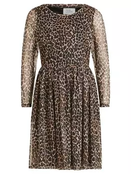 Длинное платье Vera Mont Freizeit, цвет brown/dark blue