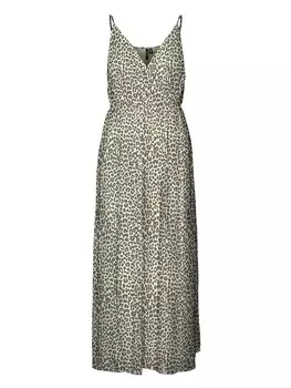 Длинное платье Vero Moda, цвет camel/schwarz