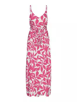 Длинное платье Vero Moda Easy, цвет pink/wei