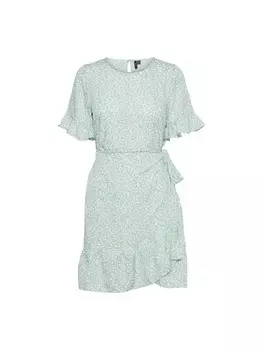 Длинное платье Vero Moda Henna, зеленый