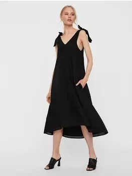 Длинное платье Vero Moda KARLA, черный