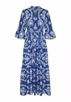 Длинное платье Vero Moda, ослепительно синее