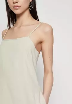 Длинное платье Vero Moda, серебряная подкладка Vmdani Singlet Dress