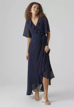 Длинное платье Vero Moda, синий