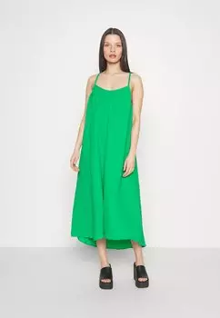 Длинное платье Vero Moda, зеленый