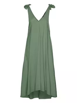 Длинное платье Vero Moda, зеленый