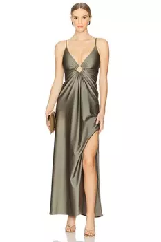 Длинное платье Verona Boamar, garden green