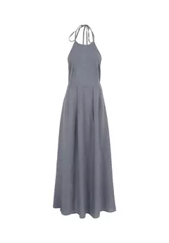 Длинное платье Vestito casual ACANFORA, серый