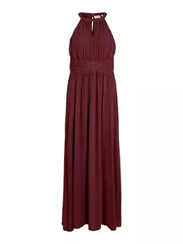 Длинное платье Vila, бордо