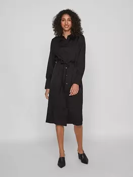 Длинное платье Vila, черный