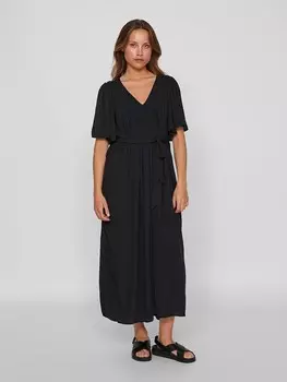 Длинное платье Vila, черный