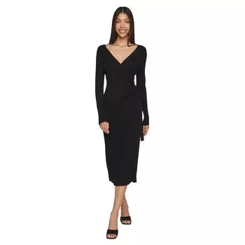 Длинное платье Vila Comfy Long Sleeve, черный