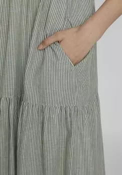 Длинное платье VILA, цвет Green Milieu