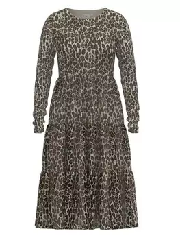 Длинное платье Vila, цвет schwarz/braun