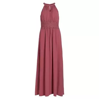 Длинное платье Vila Milina, розовый