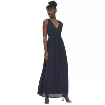 Длинное платье Vila Milina, синий