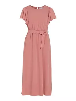 Длинное платье Vila, розовый