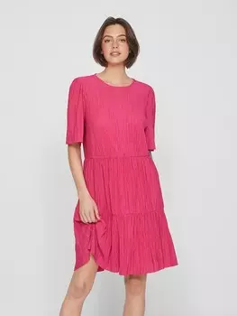 Длинное платье Vila, розовый