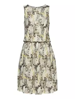 Длинное платье Vivance Jersey, цвет creme-limone bedruckt