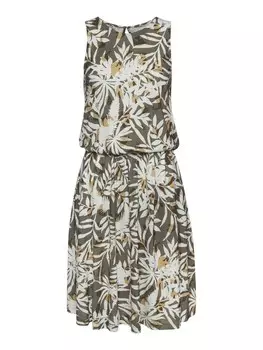 Длинное платье Vivance Jersey, цвет grn-creme bedruckt