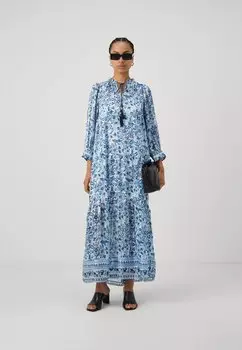 Длинное платье Vmhedi Dress Vero Moda, синий ибица