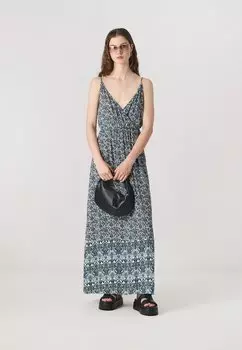 Длинное платье Vmmathilda Singlet Dress Vero Moda, береза/зеленый