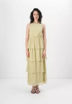 Длинное платье VMMELISA LAYER MAXI DRESS Vero Moda, зеленый
