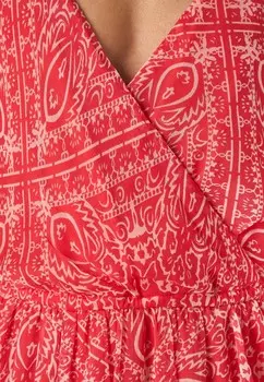 Длинное платье Vmsmilla Singlet Wrap Vero Moda, Кайенский