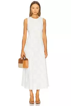 Длинное платье в пол макси Marca rose от Ivy Oak, snow white