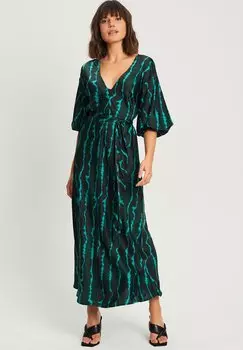Длинное платье WILLA, зеленый