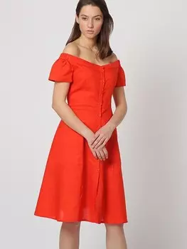 Длинное платье William de Faye, красный