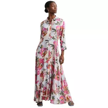 Длинное платье Yas Savanna S, белый