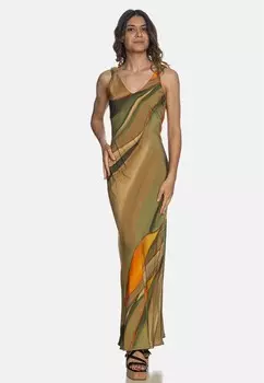 Длинное платье Yes Zee, зеленый