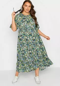 Длинное платье Yours Clothing, черный