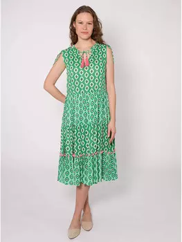 Длинное платье Zwillingsherz Lise, зеленый