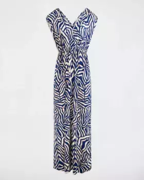 Длинное прямое платье с принтом Morgan, мультиколор