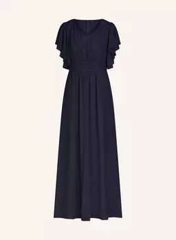 Длинное шифоновое платье Apart, синий