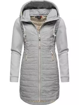 Длинное стеганое пальто lucinda Ragwear, серый