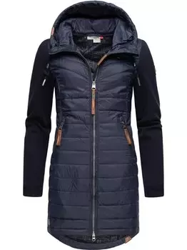 Длинное стеганое пальто lucinda Ragwear, синий