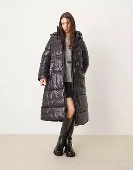Длинное стеганое пальто Watkins Barbour International