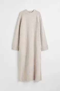 Длинное трикотажное платье H&M